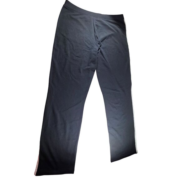 Prospirit Womens Athletic Pants Striped Sides Fashion Fit L Black sweat pants - Picture 2 of 8